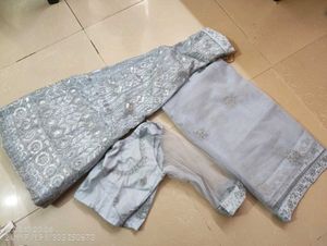 Elegant Grey Lehenga Choli Set
