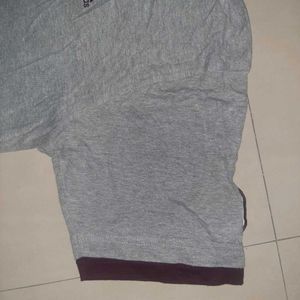 Authentic Adidas Grey Polo T-Shirt Men's