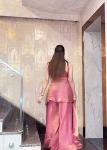 Elegant Pink Kurta Palazzo Set