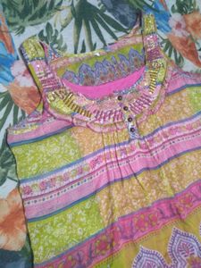Colorful Sleeveless Top
