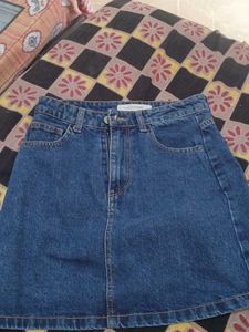 Denim Mini Skirt