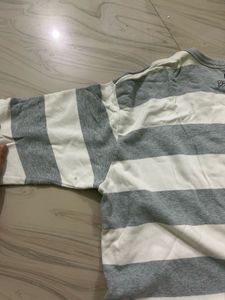 Snoopy &amp; Woodstock Striped Sweatshirt