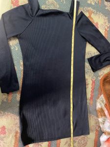 Sweater Cold Shoulder Dress