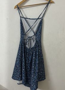Stylish Backless Mini Dress