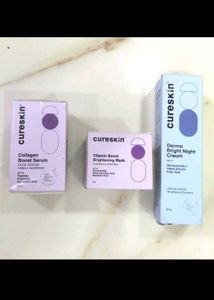 Cureskin Skincare Set - night cream, Mask