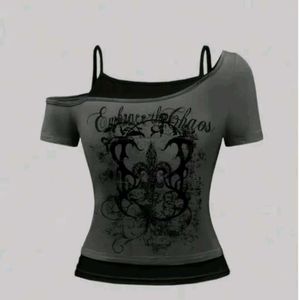 off shoulder y2k top