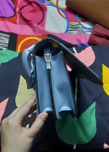 Chic Blue Handbag