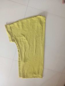 Yellow Textured Tunic Top
