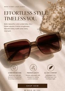 Gucci inspired brown Sunglass