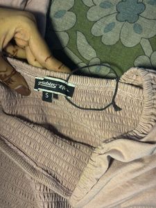 Smocked Puff Sleeve Dress