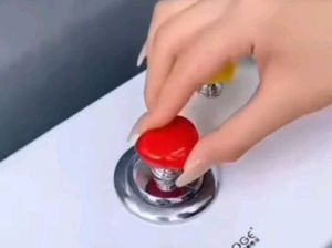 Decorative Cute Toilet Flush Push Button