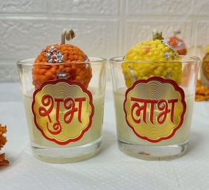 Diwali Shubh Labh Scented Candles set of 2