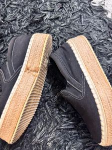 H&amp;M Black Slip-On Shoes