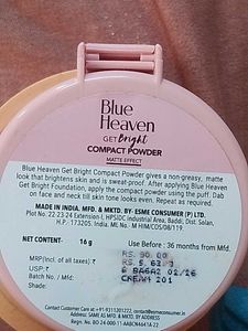 Pond's face powder and Blue heaven compact
