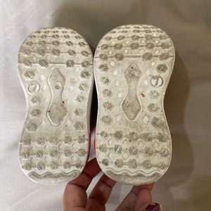 Kids' White &amp; Blue Sneakers