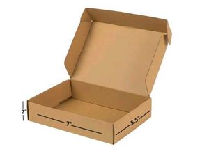 3 Ply Brown Flap Corrugated Box size 7*5.5*2 PACK