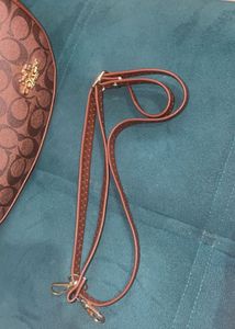 Coach Signature Pattern Hobo Bag