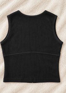 Stylish Black Corset Top