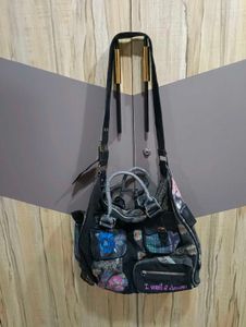 Desigual Unique Patchwork Shoulder Bag