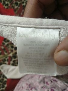 Cute Towel with Pink Cartoon Character