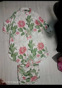 Floral Print co_oard Set for Women