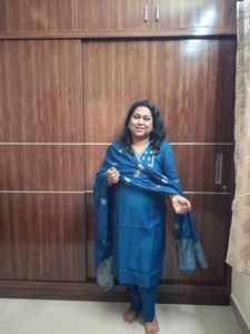 Elegant Blue Kurta Set with Dupatta