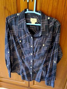 Gorgeous Levi's Brand L Size Nevi Blue Shirt