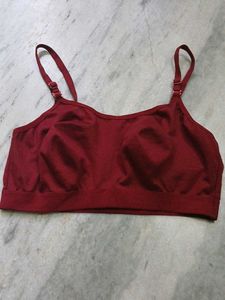 Comfortable Maroon Sports Bra
