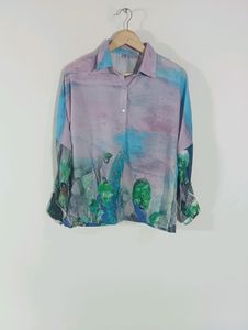 Multicolor Printed Casual Top (Women)