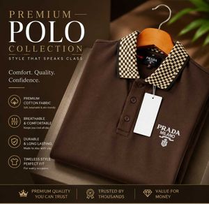 Prada Milano Brown Polo Shirt