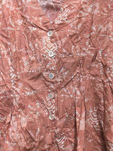🔥Printed Top With Button Closure 🔥🤩