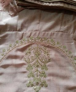 Elegant Peach Kurta Set with Dupatta