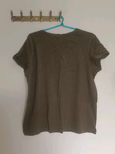 Olive Green Basic T-Shirt