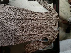 Floral Print Short Kurti