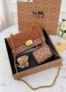 Coach Signature Monogram Shoulder Bag Set