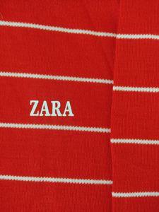 Red &amp; White Striped Zara Tee