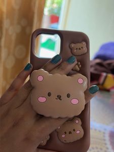 Cute Bear i Phone 15 Case