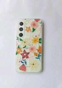 Floral Embossed Phone Case for Samsung S23