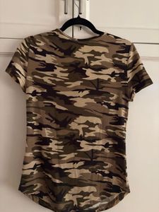 Camouflage Print T-Shirt