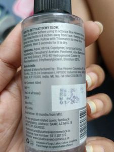 Blue Heaven Makeup Fixer - Long Lasting