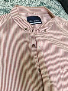 Men's Striped Button-Down Shirt