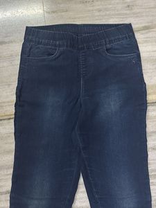 Dark Wash Denim Pants