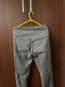 Grey High Waist Skinny Jeans