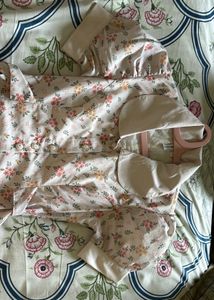 Floral Print Puff Sleeve Dress