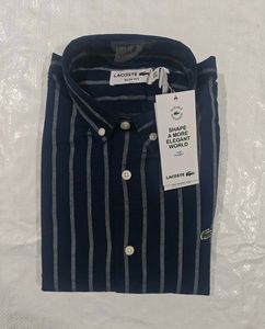 Lacoste Men's Striped Button-Down Shirt