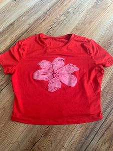 Red Floral T-Shirt