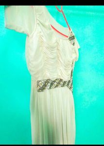 Vintage Cream Maxi Dress