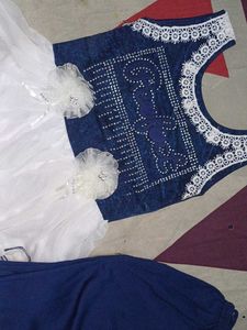 denim Legi frock