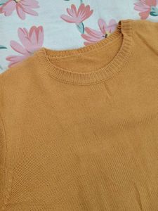 Mustard Short Sleeve Top