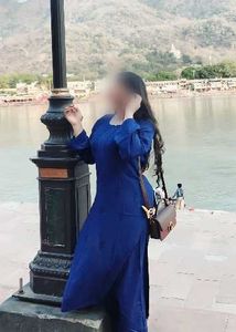 Elegant Blue handwork chikankari Kurta for Women